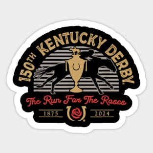 Officially Licensed Kentucky Derby 150th 2024 Run Sticker